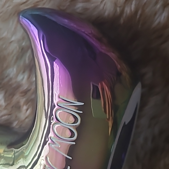 🌙NWT Rae Dunn MYSTIC MOON 8” Iridescent Ceramic Sculpture Figurine LL 2022 - Picture 3 of 7